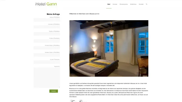 Website Screenshot: Hotel Gann / Braunau am Inn - Hotel Gann in Braunau am Inn - Date: 2023-06-22 15:16:00