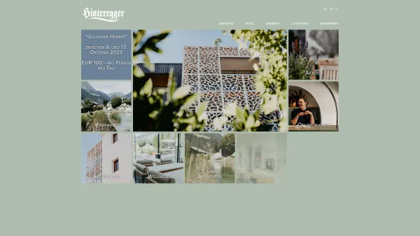 Website Screenshot: Hotel Gasthof Hinteregger Matrei Osttirol Hotel - Hotel Hinteregger - Überblick - Date: 2023-06-15 16:02:34
