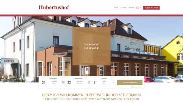 Website Screenshot: Hotel-Restaurant Hubertushof Pieber-Ranzmaier Hotel Hubertushof - Hubertushof - Date: 2023-06-22 15:16:32