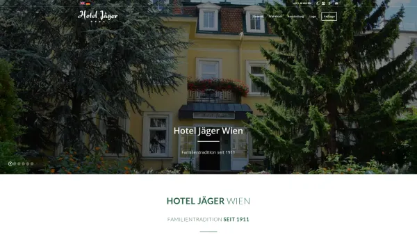 Website Screenshot: Best Western Hotel Jäger 17. Bezirk Hernals Hotel Jäger Pauschalen Fami - Home Hotel Jäger | Offizielle Website - Date: 2023-06-22 15:16:32