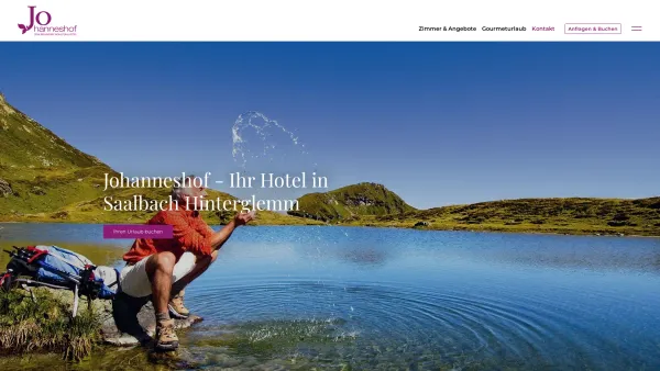 Website Screenshot: Hotel Johanneshof - Hotel in Saalbach Hinterglemm - Urlaub im Johanneshof - Date: 2023-06-22 15:14:05