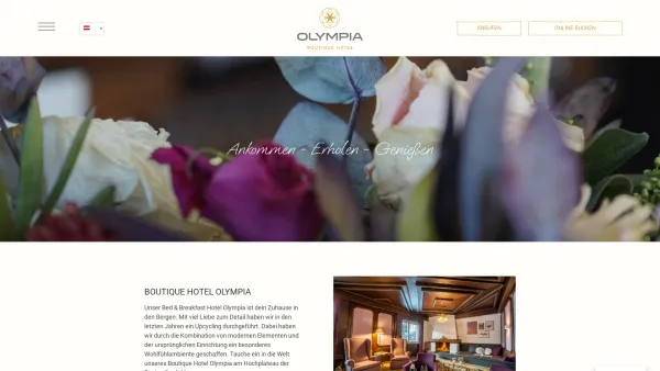 Website Screenshot: DAS GARNI HOTEL Hotel Seefeld Hotel Olympia - Hotel Olympia – Boutique Hotel in Seefeld - Date: 2023-06-15 16:02:34