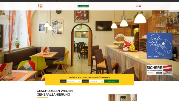 Website Screenshot: Hotel Praterstern - Home | - Date: 2023-06-22 15:12:39