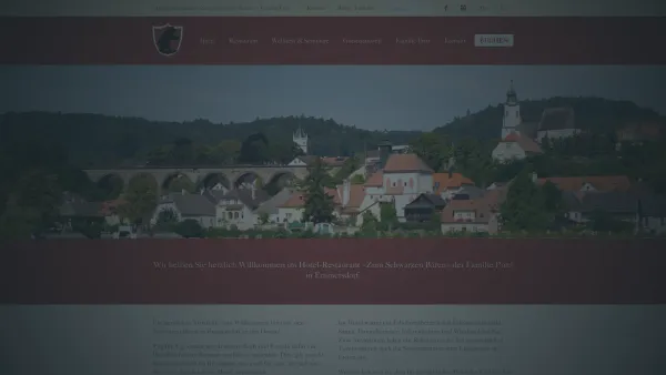 Website Screenshot: Hotel-Restaurant "Zum Schwarzen Bären" - Ursprüngliches Wachau-Erlebnis auf 4-Stern-Niveau — Hotel-Restaurant »Zum schwarzen Bären« in Emmersdorf an der Donau - Date: 2023-06-15 16:02:34