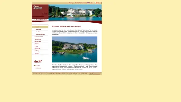 Website Screenshot: Hotel Seewirt - __Hotel Seewirt__ - Date: 2023-06-22 15:12:39