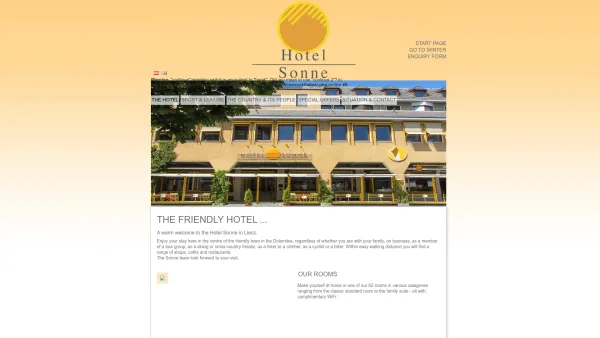 Website Screenshot: van Tongeren-Hylkema GmbH
BEST WESTERN Hotel Sonne - THE HOTEL - Hotel Sonne Lienz - Date: 2023-06-22 15:12:39