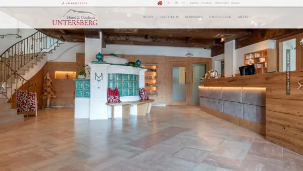 Website Screenshot: Hotel Untersberg, Eduard Ziegler OHG, Seminarhotel Salzburg Hotel Untersberg - Hotel & Gasthaus Untersberg in St. Leonhard / Grödig bei Salzburg - Date: 2023-06-22 15:12:39
