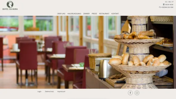 Website Screenshot: Dr. Georg Hotel Via Roma - Home - Hotel Via Roma - Salzburg - Date: 2023-06-22 15:12:39