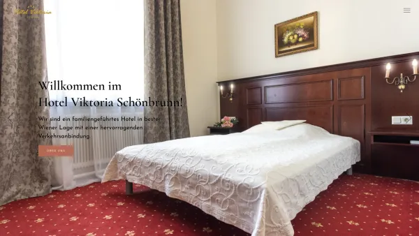 Website Screenshot: Hotel Viktoria - Hotel Viktoria Schönbrunn – Wohlfühlen in perfekter Lage in Wien - Date: 2023-06-22 15:12:39