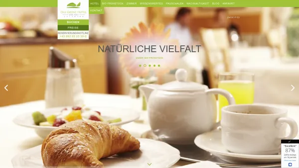 Website Screenshot: Das Grüne Bio-Hotel zur Post Salzburg Österreich Hotel Zimmer Unterkunft Stadthotel - Das Grüne Hotel zur Post - 100 % BIO - Date: 2023-06-22 15:12:37