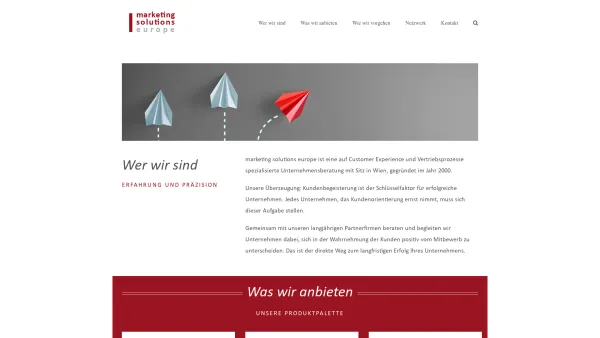 Website Screenshot: Herzlichbei HPW Marketing Solutions! - marketingsolutions europe – Customer Excellence Design - Date: 2023-06-15 16:02:34
