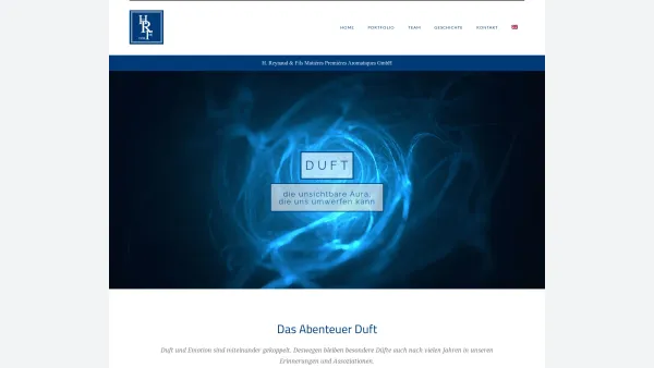 Website Screenshot: H. Reynaud Fils Matieres Premieres Aromatiques Gesellschaft index - www.hrfaustria.at - Date: 2023-06-14 10:40:44