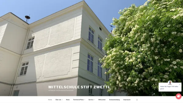 Website Screenshot: Hauptschule Stift HS Stift Zwettl - Mittelschule Stift Zwettl – mit Musik- und Kreativschwerpunkt - Date: 2023-06-22 15:14:11
