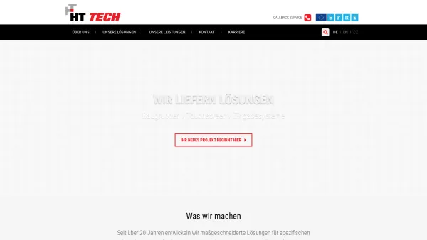 Website Screenshot: HT TECH Folientastaturen Entwicklungs u. Vertriebs GmbH - Home: HT Tech - Date: 2023-06-22 15:14:11