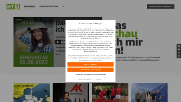 Website Screenshot: MGH Medien GmbH - HT1 Fernsehen und Videoproduktion - Date: 2023-06-14 10:40:44