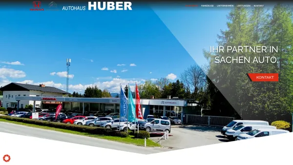 Website Screenshot: Autohaus Theodor Huber - Ihr kompetentes Autohaus in Fohnsdorf - Autohaus Huber - Date: 2023-06-14 10:37:07