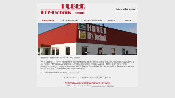 Website Screenshot: Huber KFZ-Technik - Huber KFZ Technik GesmbH - Date: 2023-06-14 10:40:44