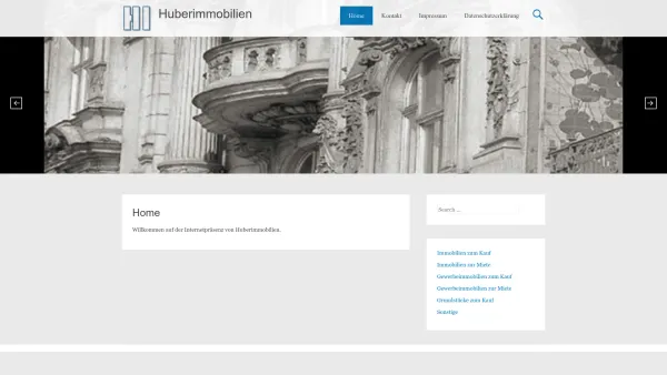 Website Screenshot: REALBURO DR.C.HUBER - Huberimmobilien - Date: 2023-06-14 10:40:44