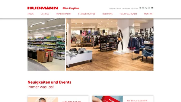 Website Screenshot: Christian Hubmann Baumarkt Hubmann.at Weiterleitung - hubmann.at - Date: 2023-06-14 10:40:44