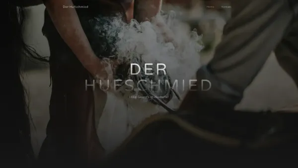Website Screenshot: Hufschmied Georg Renauer - Der Hufschmied - Date: 2023-06-14 10:40:44