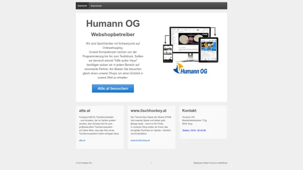Website Screenshot: www.humann.at WEBDESIGN UND E-COMMERCE - Humann OG | Humann Sportversandhandel - Date: 2023-06-22 15:12:42