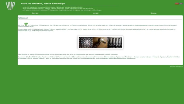 Website Screenshot: Hans Hummelberger Gesellschaft m.b.H. Nfg. Hummelberger HUP - HUP Handel und Produktion - Date: 2023-06-22 15:12:42