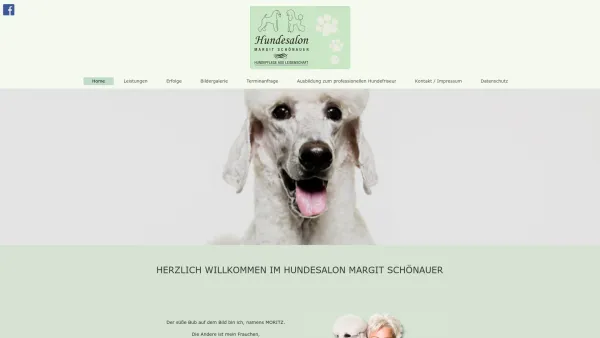 Website Screenshot: Hundesalon Margit Schönauer - Hundesalon I Margit Schönauer I Wien - Hundepflege aus Leidenschaft! - Date: 2023-06-22 15:16:32