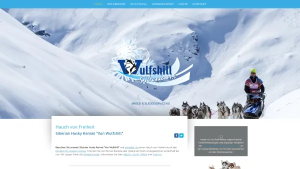 Website Screenshot: Tierbedarf und Angelsportcenter Gerald Schinzel - START - Schlittenhundesport Gerald Schinzel - Date: 2023-06-14 10:40:46