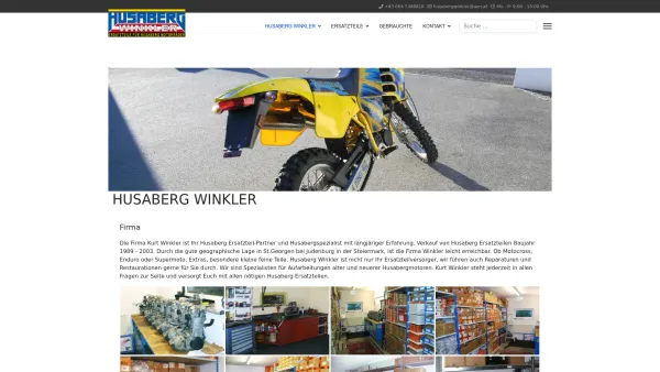 Website Screenshot: Husaberg Winkler - HUSABERG WINKLER - Date: 2023-06-22 15:16:33