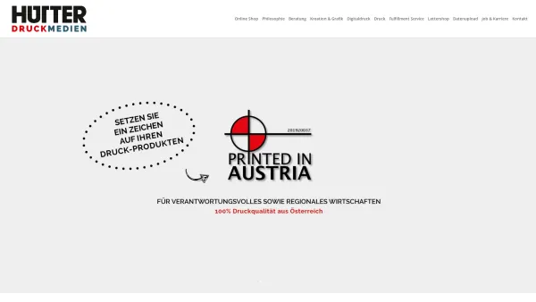 Website Screenshot: Hutterdruck - Hutter Druck Medien - Date: 2023-06-22 15:21:21