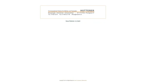 Website Screenshot: Franz Hutterer GesmbH - Hutterer GmbH - Date: 2023-06-22 15:16:05