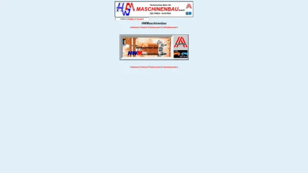 Website Screenshot: HWMaschinenbau GmbH - HWMaschinenbau - Date: 2023-06-14 10:40:46