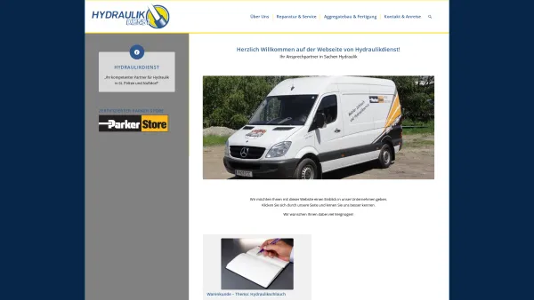 Website Screenshot: Hydraulikdienst. Reparatur und Service. - Home - Hydraulikdienst - Date: 2023-06-14 10:40:46