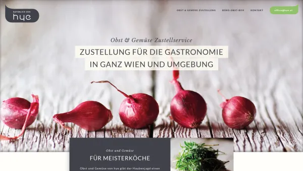 Website Screenshot: Karl Heinz Cut Care by Hye - Obst & Gemüse Zustellung | HYE - Date: 2023-06-22 15:12:45