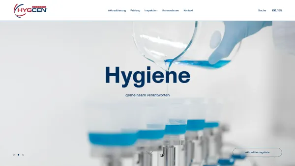 Website Screenshot: Hyg Cen - Centrum für Hygiene und medizinische Produktsicherheit GmbH - HygCen Austria GmbH | Akkreditierte Prüfstelle und Inspektionsstelle für Hygiene und Medizinprodukte - Date: 2023-06-22 15:12:45
