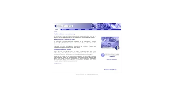 Website Screenshot: Hypersoft EDV Projektmanagement GmbH - HYPERSOFT EDV Projektmanagement GmbH - Date: 2023-06-22 15:12:45