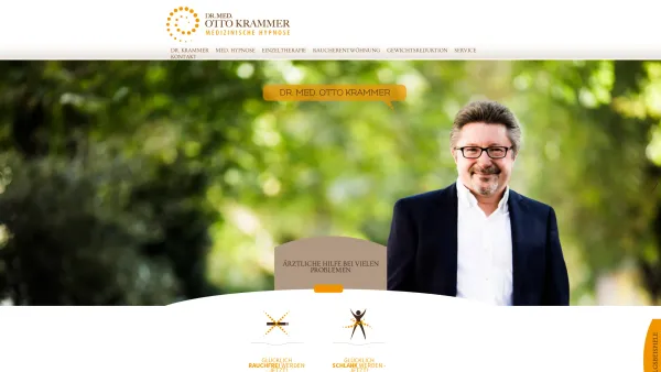 Website Screenshot: Krammer Otto index - Start | Dr. med. Otto Krammer - Medizinische Hypnose - Date: 2023-06-22 15:12:45