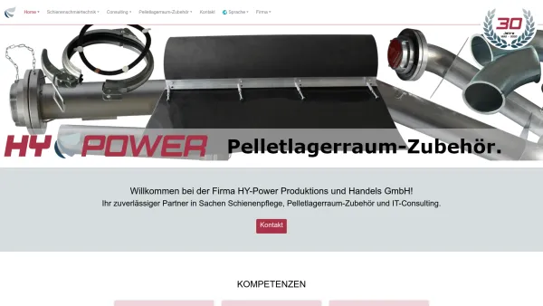 Website Screenshot: Hy-Power Flexomatic Hydraulik HandelsgesmbH - Willkommen bei HY-POWER Produktions und Handels GmbH - Date: 2023-06-22 15:12:45