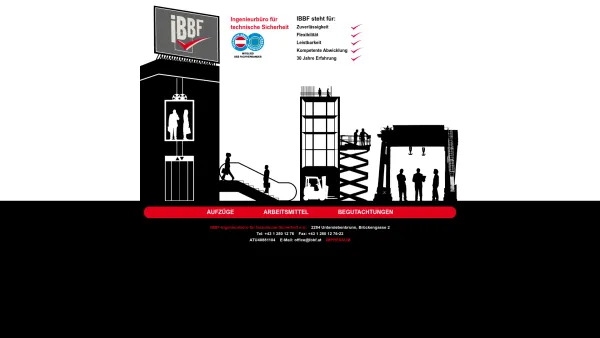 Website Screenshot: IBBF Ingenieurbüro Brunmüller - IBBF Brunmüller - Ingenieurbüro für technische Sicherheit - Date: 2023-06-22 15:12:45