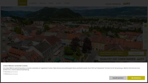 Website Screenshot: Bischof Immobilien GesmbH - IBI Bischof Immobilien | Ihr Berater in Wien & Judenburg - Date: 2023-06-22 15:14:16