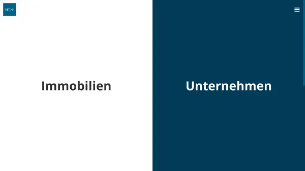 Website Screenshot: IBT Immobilien Bauträger AG - Immobilien - Date: 2023-06-22 15:14:16