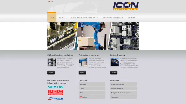 Website Screenshot: ICON Automation GmbH - ICON Automation GmbH - Home - Date: 2023-06-22 15:14:16