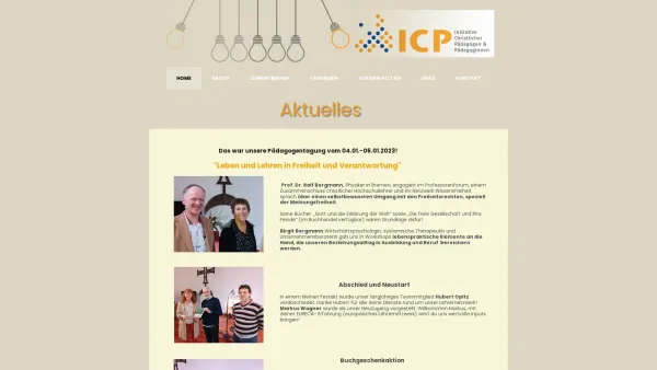 Website Screenshot: ICP Systems GmbH - ICP Initiative christlicher Pädagogen - Date: 2023-06-15 16:02:34