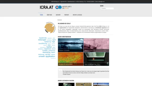 Website Screenshot: ICRA Special Solutions for Spatial Problems - www.icra.at - Home - Date: 2023-06-22 15:14:16