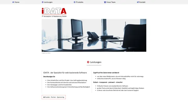 Website Screenshot: IDATA IT Konzeptions & Realisierungs-GmbH - iData GmbH Graz Austria - Date: 2023-06-22 15:14:16