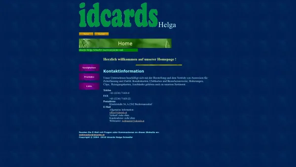 Website Screenshot: idcards Helga Schaefer - Home - Date: 2023-06-22 15:14:16