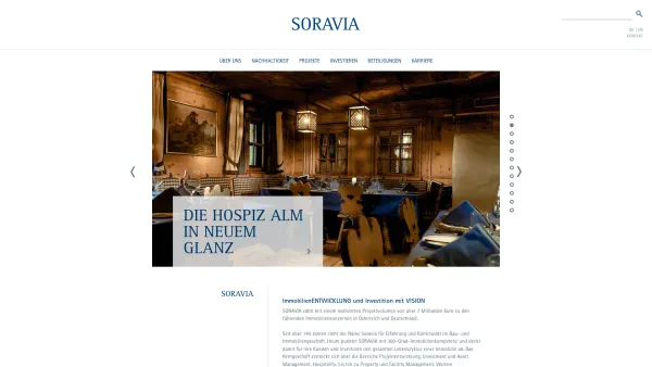 Website Screenshot: IDM Interior Design Management GmbH - SORAVIA - 360-Grad Immobilienkonzern - Date: 2023-06-22 15:14:16