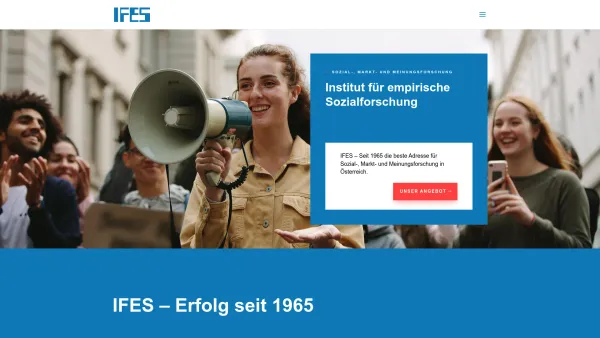 Website Screenshot: IFES Institut für Empirische Sozialforschung - IFES | Institut für empirische Sozialforschung - Date: 2023-06-22 15:12:48