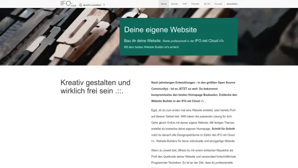 Website Screenshot: IFO.net GmbH - Home | IFO.net - Date: 2023-06-22 15:12:48