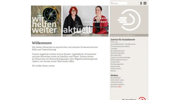 Website Screenshot: beIfS - www.ifs.at: ifs - Institut für Sozialdienste - Date: 2023-06-22 15:12:48